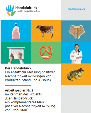 Titelseite der Handabdruck-Publikation