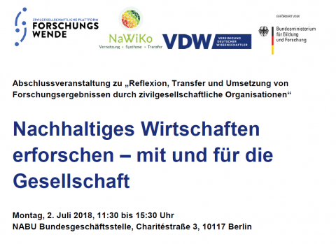Titel - Abschlussveranstaltung, Forschungswende