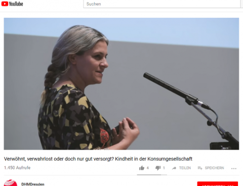Sonja Geiger; Screenshot bei Youtube